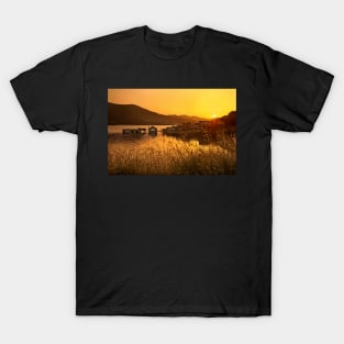 Sunset of the sunken village - Crete T-Shirt